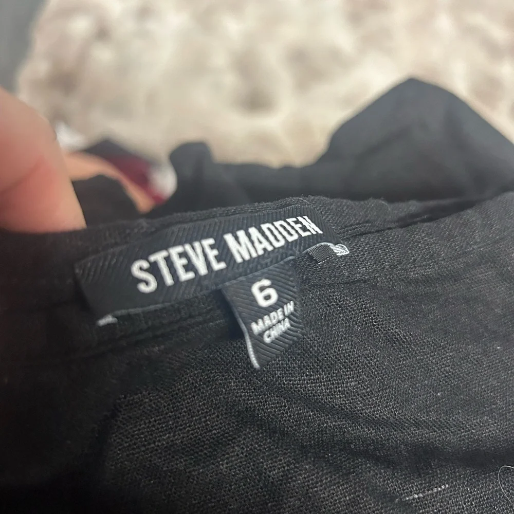 Steve Madden Brooklyn Linen Blend Skirt